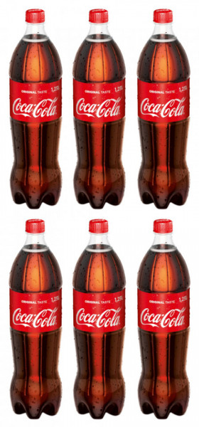 Coca Cola Bautura Carbogazoasa cu Gust Original 6 buc x 1.25L