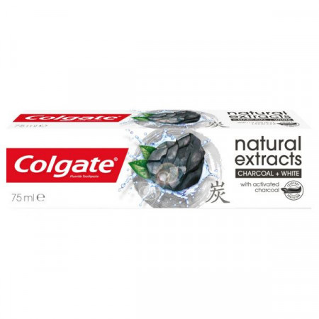 Colgate Natural Extracts Charcoal + White Pasta de Dinti 75ml