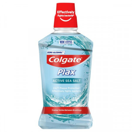 Colgate Plax Active Sea Salt Apa de Gura 500ml