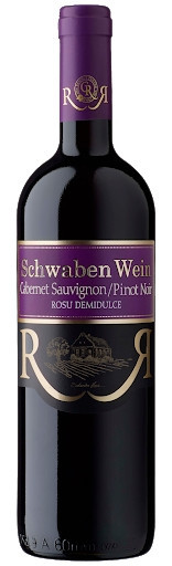 Domeniile Recas Schwaben Wein Cabernet Sauvignon & Pinot Noir Vin Rosu Demidulce 13% Alcool 750ml