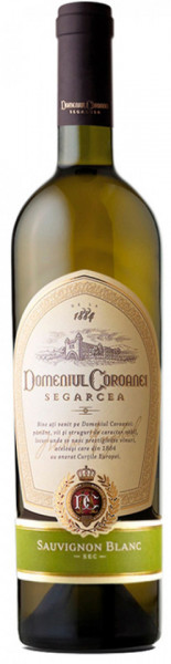 Domeniul Coroanei Segarcea Elite Sauvignon Blanc Vin Alb Sec 12.5% Alcool 750ml
