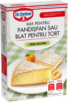 Dr.Oetker Mix pentru Pandispan si Blat de Tort fara Gluten 320g