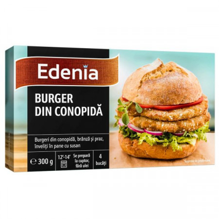 Edenia Burger din Conopida 300g