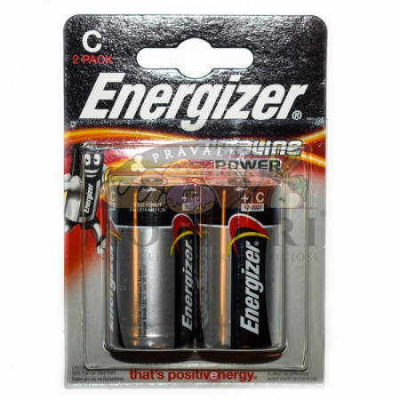 Energizer Baterii Alcaline R14 Power Pachet 2 Bucati