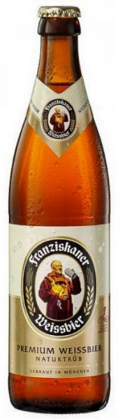 Franziskaner Weissbier Bere Nefiltrata din Grau 5.0% Alcool 500ML