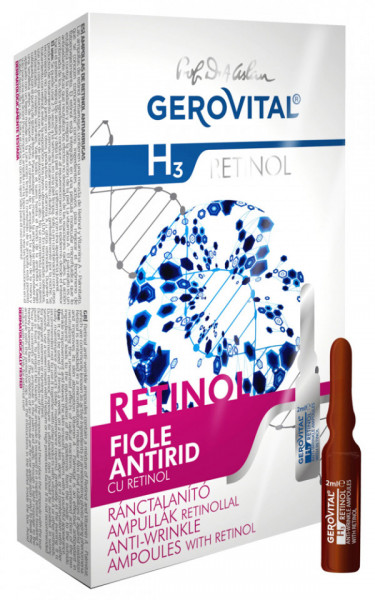 Gerovital H3 Retinol Fiole Antirid 10 fiole x 2ml