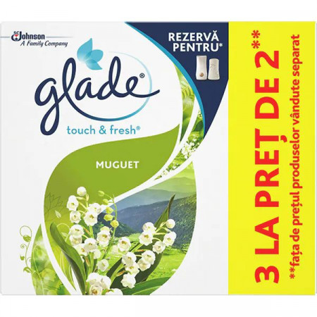 Glade Touch&Fresh Muguet Rezerva 3bucati x 10ml