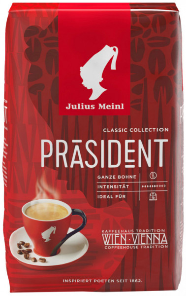 Julius Meinl Prasident Cafea Boabe Prajita 500g
