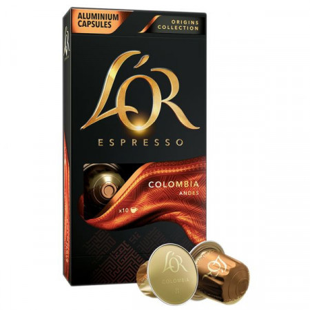 L'or Capsule Cafea Espresso Columbia Intensitate 8 10 capsule52g