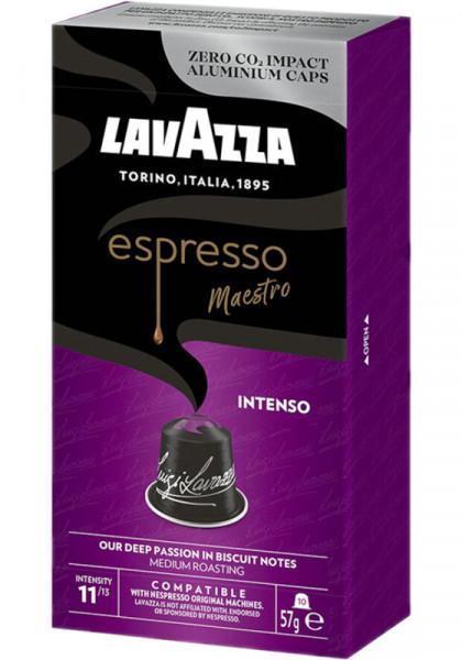 Lavazza Espresso Maestro Intenso Capsule Cafea Prajita si Macinata 10 capsule 57g