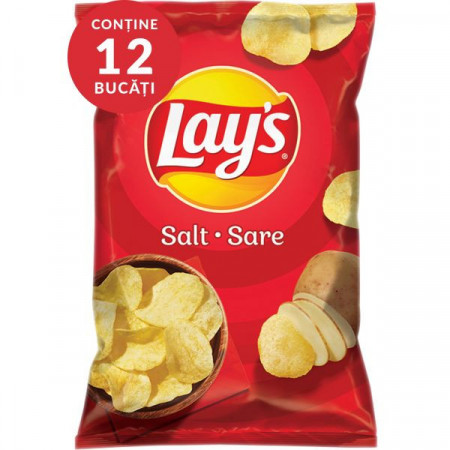 Lay's Chipsuri din Cartofi cu Sare 12bucati x 20g