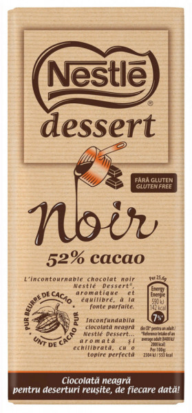 Nestle Desert Noir Ciocolata Neagra 205g