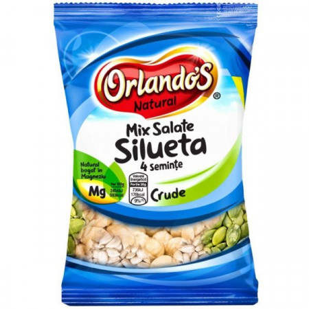 Orlando’s Natural Mix Salate Silueta 4 Seminte Crude 150g