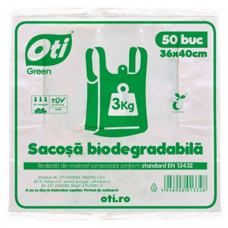 Oti Pungi Biodegradabile 3kg 36x40 50bucati