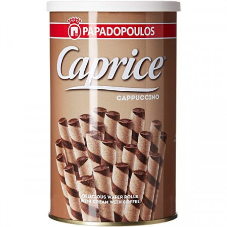 Papadopoulos Rulouri de Napolitane Vieneze cu Crema de Cappuccino 250g