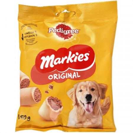 Pedigreee Markies Original cu Omega 3 si Vitamina E 150g