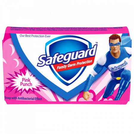 Safeguard Pinky Punch Sapun Solid Antibacterial 90g