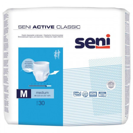 Seni Active Classic Marimea M Scutece 80-110cm 30bucati