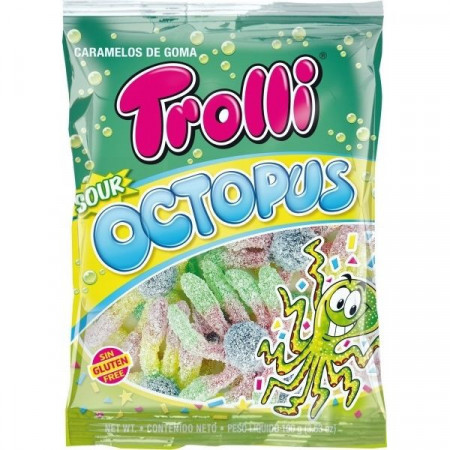 Trolli Octopus Jeleuri cu Aroma de Fructe 100g