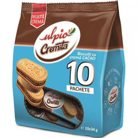 Ulpio Cremita Biscuiti cu Crema de Cacao 340g