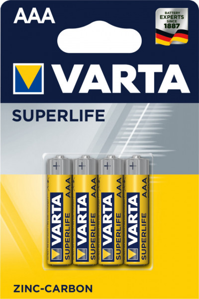 Varta Baterii Alcaline Superlife AAA R03 4buc