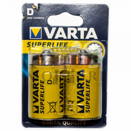 Varta Baterii Super Life R20 2Buc