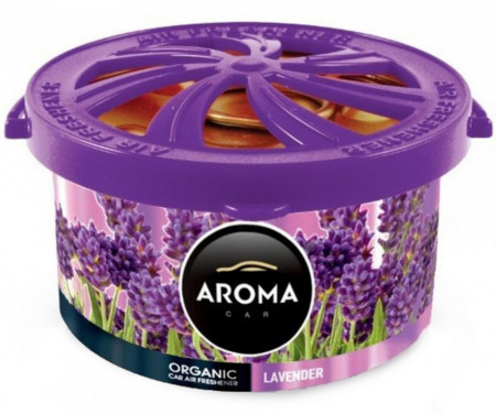 Aroma Car Aer Odorizant de Masina Organic Lavanda 40g