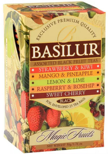 Basilur Ceai Negru Magic Fruits Assorted 40g