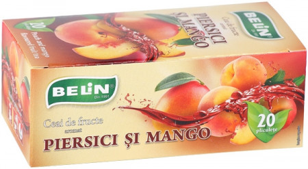 Belin Ceai de Fructe de Piersici si Mango 20plicuri x 2g
