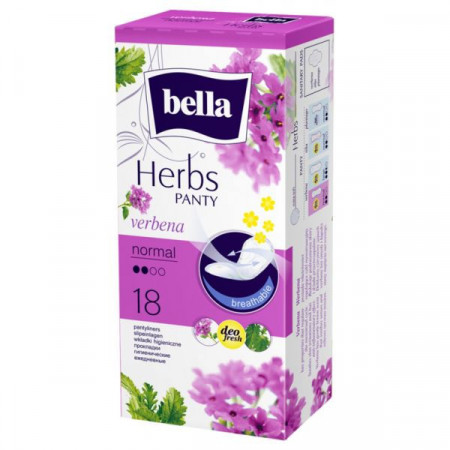 Bella Herbs Absorbante cu Extract de Verbina 18bucati