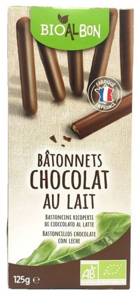 Bio al Bon Biscuiti cu Glazura de Ciocolata cu Lapte Eco 125g