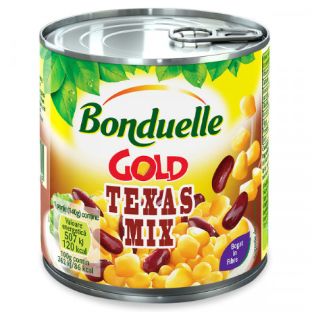 Bonduelle Amestec de legume Texas Mix Gold 340g