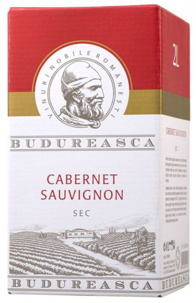 Budureasca Cabernet Sauvignon Vin Rosu Sec 14.5% Alcool 2L