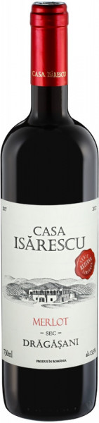 Casa Isarescu Merlot Vin Rosu Sec 13.5% Alcool 750ml