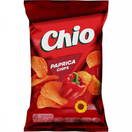 Chio Chipsuri din Cartofi Feliati si Prajiti cu Gust de Paprica 140g