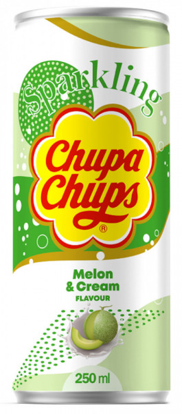 Chupa Chups Bautura Carbonatata cu Aroma de Pepene Galben si Frisca 250ML