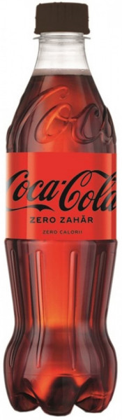 Coca Cola Bautura Racoritoare Carbogazoasa cu Indulcitori Zero Zahar 500ML