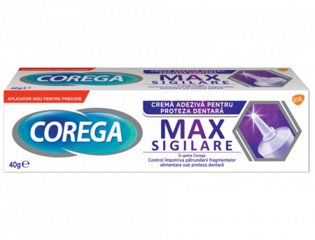 Corega Max Sigilare Crema Adeziva pentru Proteza Dentara 40g