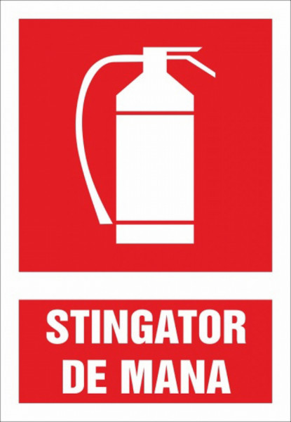 Creative Sign Indicator Stingator de Mana 15x20cm
