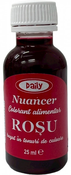Daily Nuancer Colorant Alimentar Rosu 25ml