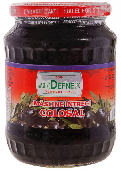 Defne Masline Intregi Colossal 700g