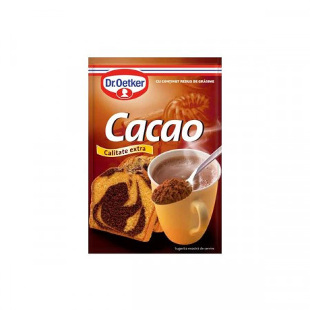 Dr.Oetker Cacao cu Continut redus de Grasime 50g
