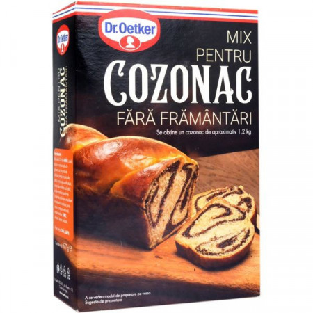 Dr.Oetker Mix pentru Cozonac fara Framantari 677g