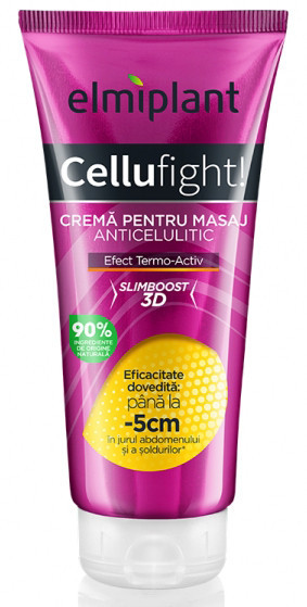 Elmiplant Cellufight Crema pentru Masaj Anticelulitic 200ml