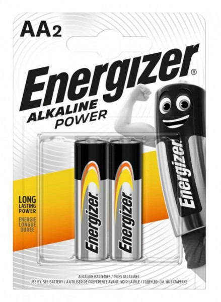 Energizer Baterii Alkaline Power AA LR6 2buc