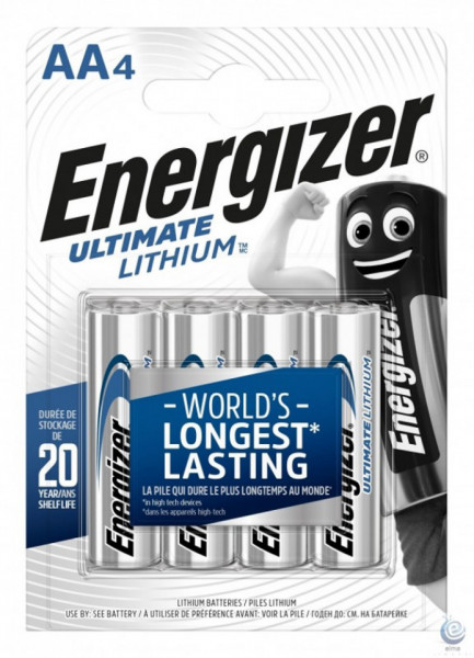 Energizer Baterii Alkaline Ultimate Lithium AA 4buc