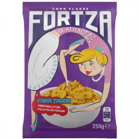 Fortza de Atractzie Corn Flakes fara Zahar 250g