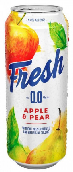 Fresh Bere cu Mar si Para 0% Alcool 500ML