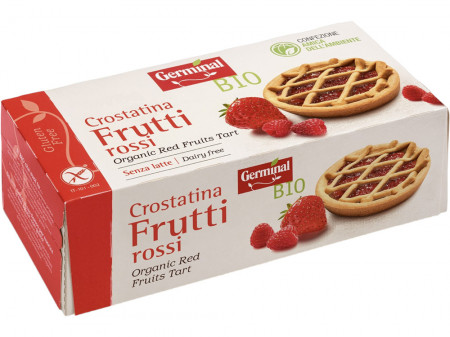 Germinal Tarta fara Gluten cu umplutura de Fructe Rosii Eco 200g