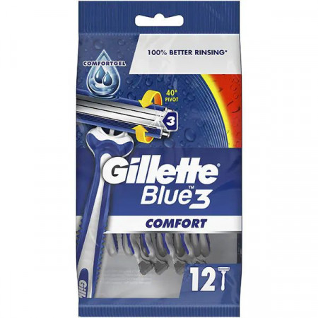 Gillette Blue 3 Comfort Aparat de Ras 12bucati
